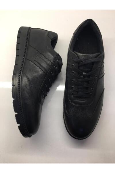 Şahin Erkek Siyah Günlük Hakiki Deri Ayakkabı 507