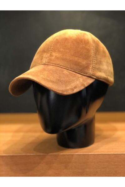 Mamasorbatti Unisex Camel Nubuk Şapka