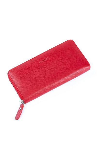Deriza Nina Genuine Women's Leather Wallet Red