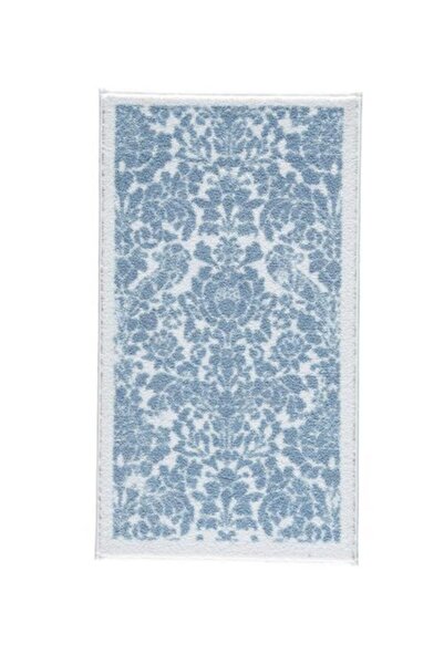 Confetti Stencıl 50x57 Antik Mavi Banyo Halısı