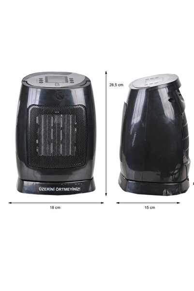 Simtech KM-1727 Dijital Seramik Fanlı Isıtıcı