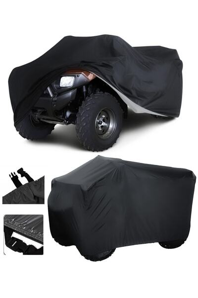 CoverPlus Yamaha Kodiak 450 Eps Se Atv Brandası Su Geçirmez Lüx Kalite -siyah