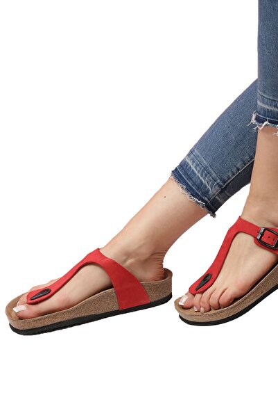 Bequemere Celeste Cork Sole Genuine Leather Flip Flop Orthopedic Unisex Slippers