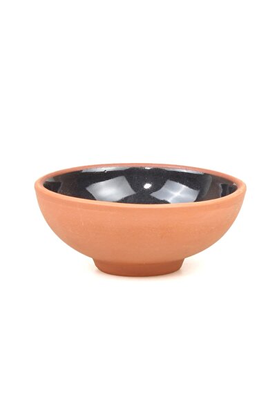 Kapadokya Çömlekçilik 6 Pieces Black Glazed Pottery Soil Bowl