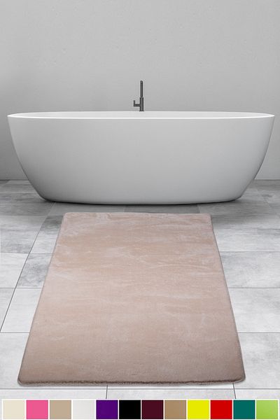 Bonny Home Elite Mink 80x150 cm βελούδινο χαλάκι μπάνιου με αντιολισθητική βάση Pufidik χαλί μπάνιου