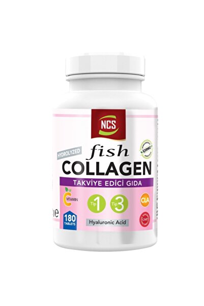 NCS Type 1-3 Balık Kolajen Cla Biotin 180 Tablet Çinko Collagen Hyaluronic Acid