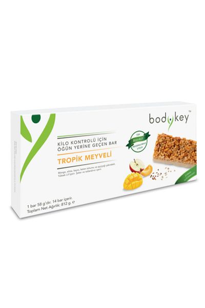 Amway Nutriway Tropical Fruit Bodykey 14 Pieces - Meal Replacement Bar for