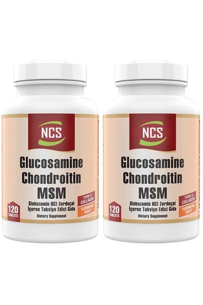 NCS Glucosamine Chondroitin Msm 120 Tablets X 2 Boxes of Glucosamine