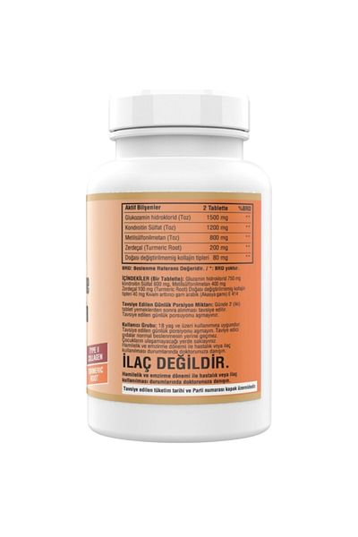 NCS Glucosamine Chondroitin Msm 120 Tablets X 2 Boxes of Glucosamine