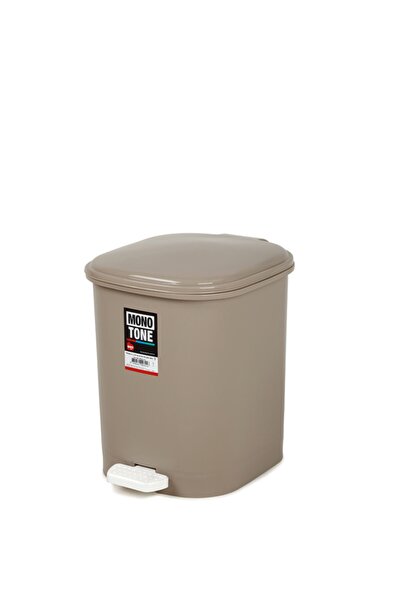 Bora Plastik Mono Tone Pedallı Çöp Kovası Köşeli No:3 – 22 Lt Bo641