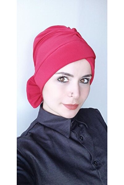 BAV Butik Ayvitrin Women's Red Bow Double Sided Bonnet