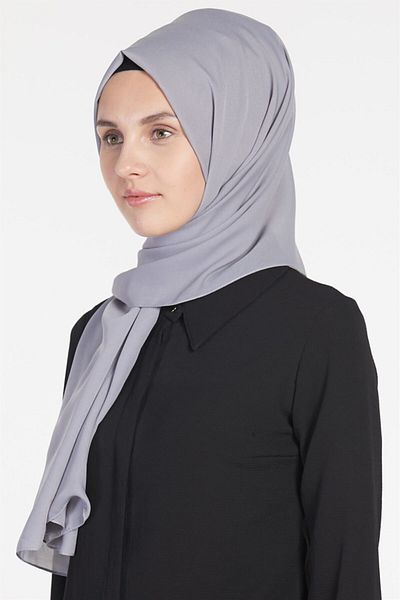 Armine Women's Silver Medina Silk Poly Shawl 3060991