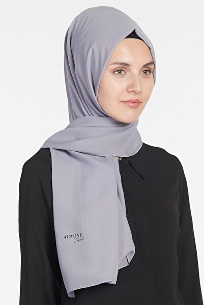 Armine Women's Silver Medina Silk Poly Shawl 3060991