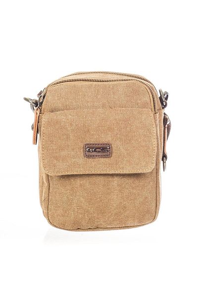 ÇÇS Τσάντα Unisex Καφέ χιαστί 31067