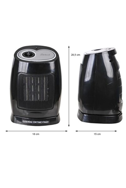 Simtech KM-1728 1500 W Fanlı Seramik Isıtıcı