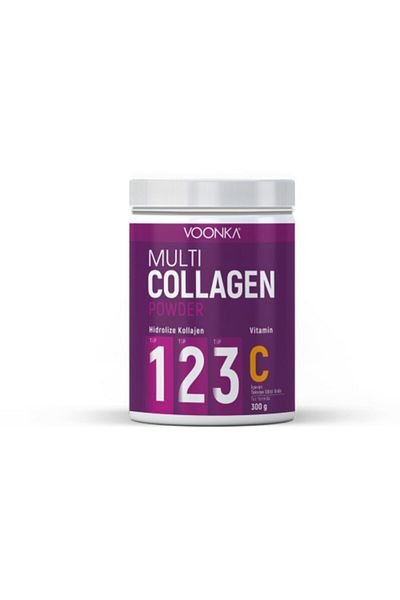 Voonka Vitamin C and Multi Collagen Powder - 300 Gr