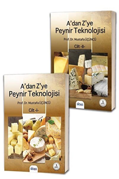 Sidas Yayınları A'dan Z'ye Peynir Teknolojisi (2 Cilt)