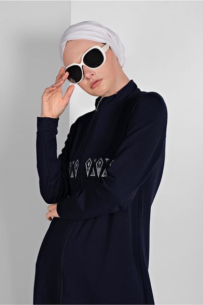 TRENDTESETTÜR Αθλητικός φεράκι με φερμουάρ με λεπτομέρεια κεντήματος στο μπροστινό μέρος 5019