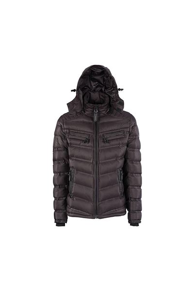 lumberjack EVEREST COAT Μαύρο Ανδρικό Κοντό Παλτό 100567768