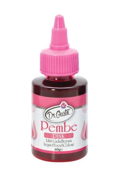 Genel Markalar Su Bazlı Likit Gıda Boyası 60 gr Pembe