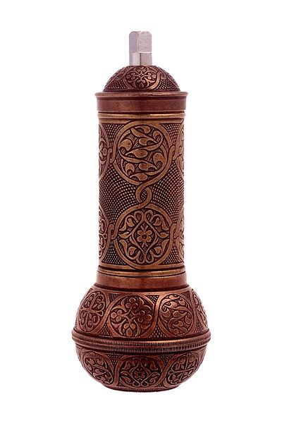 BAZAAR 4 Ottoman Nostalgic Coffee And Spice Hand Grinder Bulk Antique Copper Color