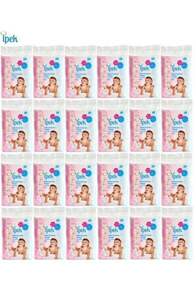 İpek Silk Baby Cleaning Cotton 24 Packs 1440 Pieces 24 Packs *60