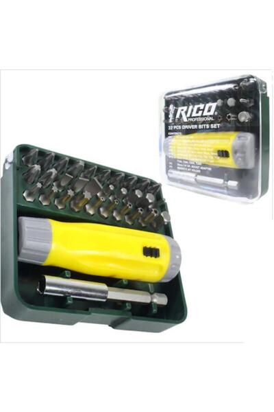 Rico 005-rc2003 32 Parça Bits Seti - Bits Uç Tornavida Vidalama T