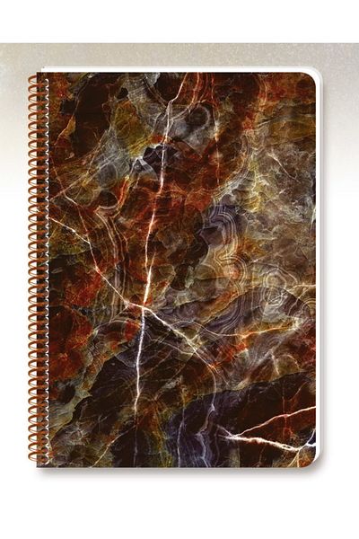 KESKİN COLOR Onyx A4 60 Sheets Lined Plastic Cover Spiral Notebook