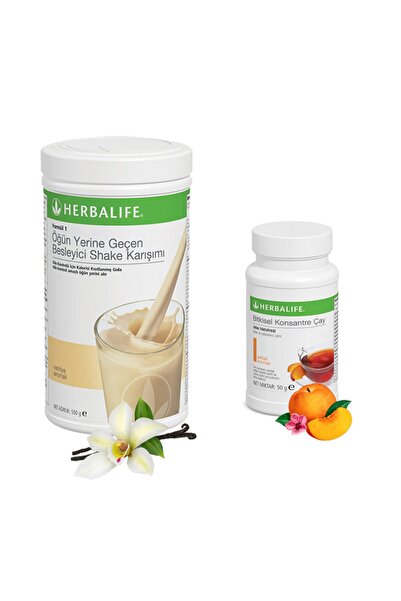 Herbalife Shake Vanilya - Çay Şeftali