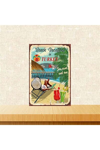 Turkey 20-30 cm Retro Wooden Poster Tkfx4215