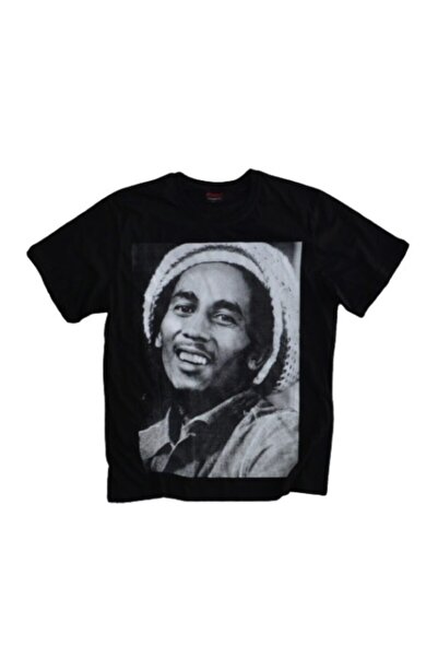 The Fame Unisex crna majica Bob Marley