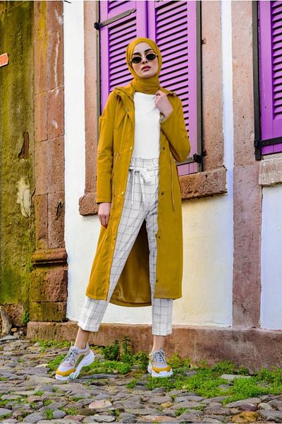 TRENDTESETTÜR Trench de damă cu fermoar și fermoar T853