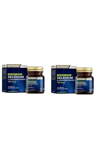 Nutraxin 100 Selenium Tablets - Pack of 2