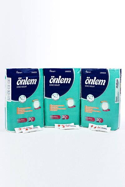 ÖNLEM Emici Külot Bez-hasta Bezi Medium (90 Adet) 3 Paket