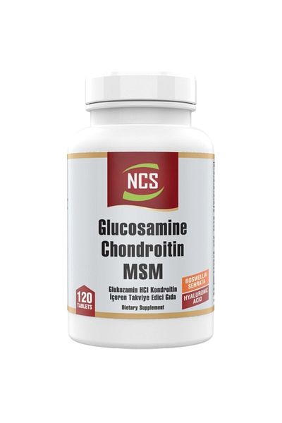NCS Boswellia Glucosamine Chondroitin Msm - 120 Tablets X 3 Boxes