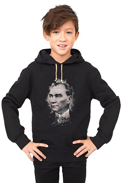 QIVI Ulu Önder Gazi Mustafa Kemal Ataturk Portret Štampano Dece Pleteno Crna ...