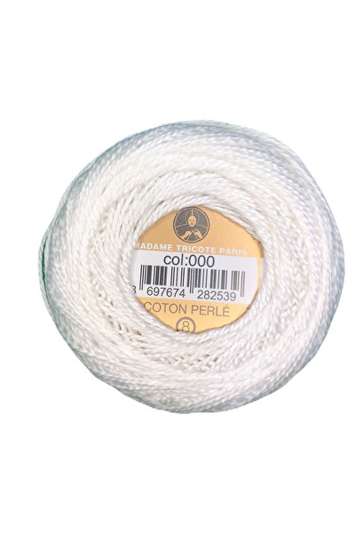 Ören Bayan Koton Perle 8 Nakış Ipi 0000 Beyaz