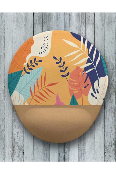 Onartem Tropical Oval Mouse Pad with Wrist Support