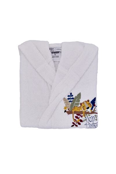 Karaca Home Bummer 4-6 Years Children's Bathrobe - Offwhite