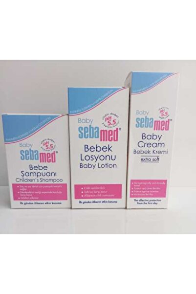 Sebamed مجموعة العناية بالطفل: شامبو، لوشن، كريم للأطفال