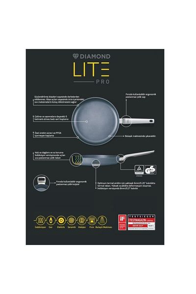 Ansan Woll Titanium Nowo Cast Frying Pan 24 cm