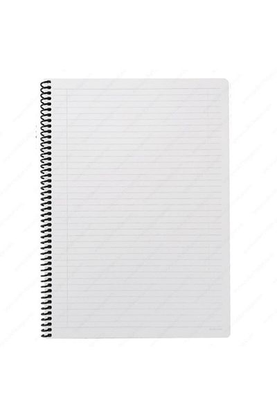 KESKİN COLOR غطاء بلاستيكي A4 Rebel 100 ورقة دفتر ملاحظات حلزوني مربعات