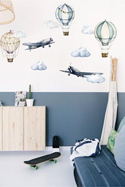 WALLHUMAN Uçan Balon ve Planörler Duvar Stickerı
