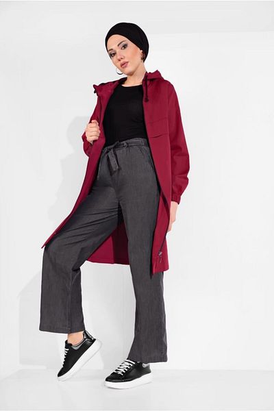 TRENDTESETTÜR Zippered Trench Coat 68107