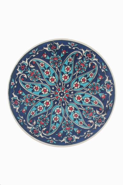 Eren Çini Seramiği Ceramic Tile Patterned Trivet