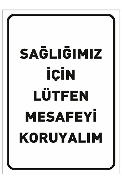 MIGNATIS Для нашого здоров'я, будь ласка, дотримуйтесь дистанції. Плакат-накл...