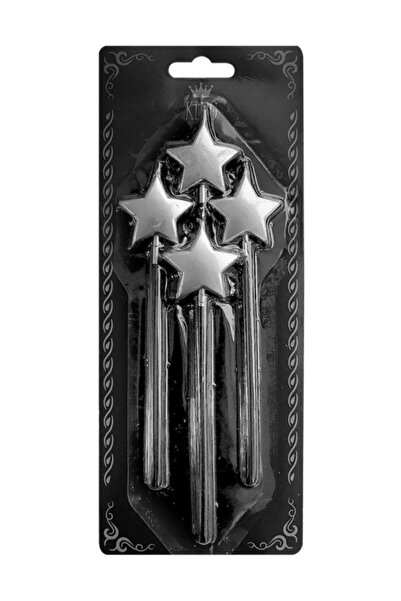 Genel Markalar Gümüş Yıldız Mum Seti