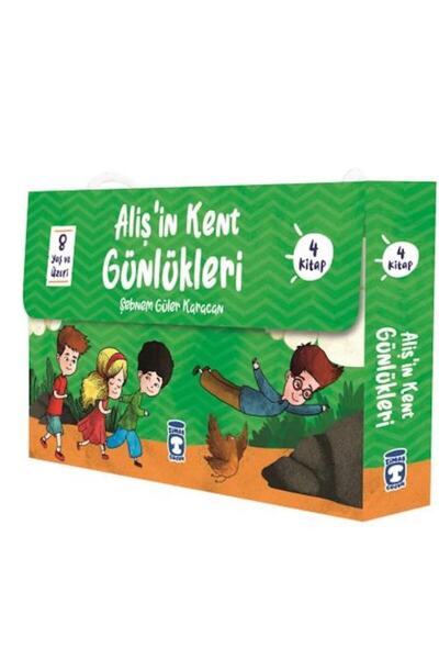 Timaş Çocuk يوميات مدينة عليش - مجموعة (4 كتب)