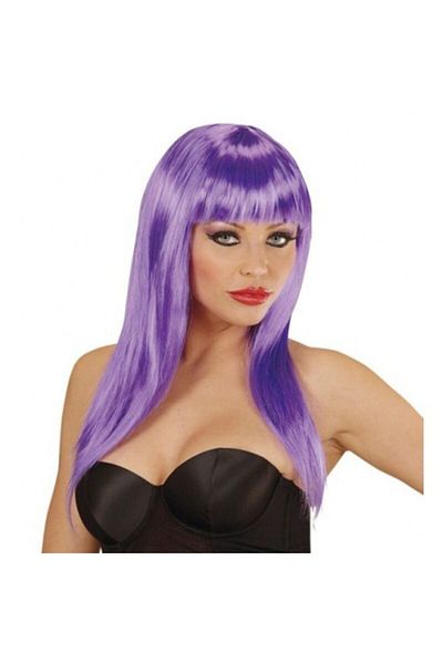 Pi İthalat Long Purple Colored Wig