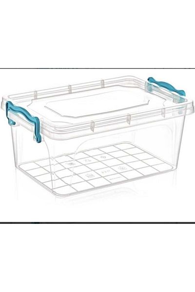 NEHAN 4 Pieces 7.5 Lt Rectangular Storage Box